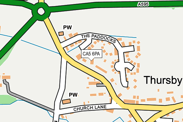 CA5 6PA map - OS OpenMap – Local (Ordnance Survey)