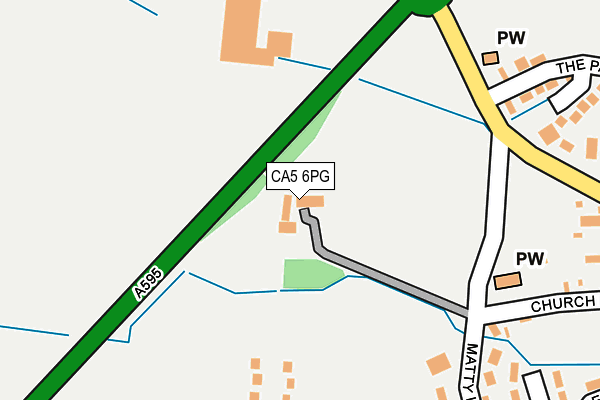 CA5 6PG map - OS OpenMap – Local (Ordnance Survey)