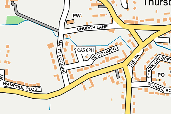 CA5 6PH map - OS OpenMap – Local (Ordnance Survey)