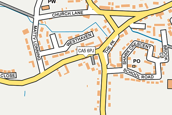 CA5 6PJ map - OS OpenMap – Local (Ordnance Survey)