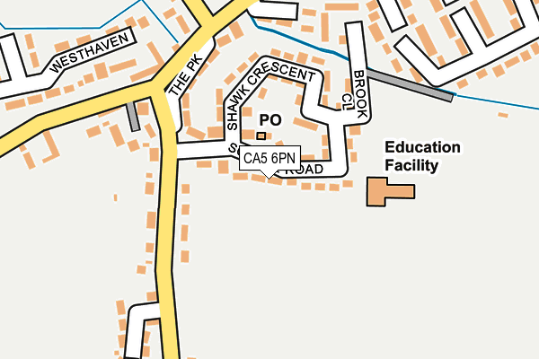 CA5 6PN map - OS OpenMap – Local (Ordnance Survey)