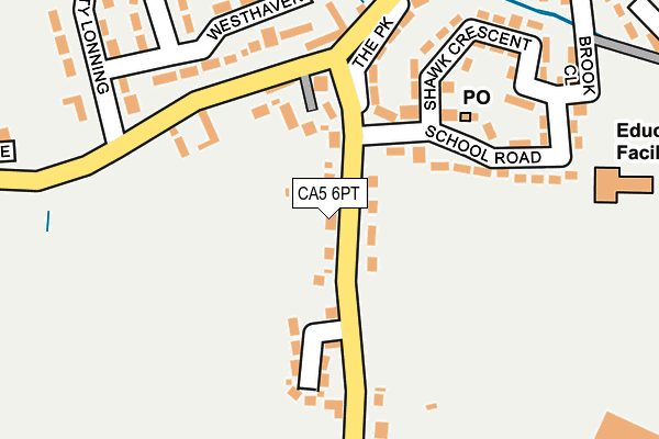 CA5 6PT map - OS OpenMap – Local (Ordnance Survey)