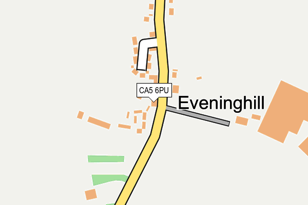 CA5 6PU map - OS OpenMap – Local (Ordnance Survey)