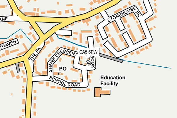 CA5 6PW map - OS OpenMap – Local (Ordnance Survey)