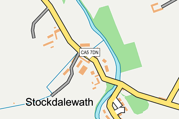 CA5 7DN map - OS OpenMap – Local (Ordnance Survey)