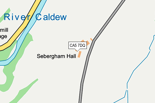 CA5 7DQ map - OS OpenMap – Local (Ordnance Survey)