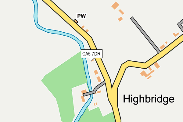 CA5 7DR map - OS OpenMap – Local (Ordnance Survey)