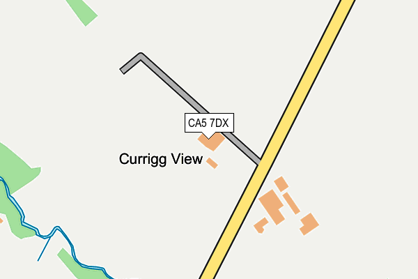 CA5 7DX map - OS OpenMap – Local (Ordnance Survey)