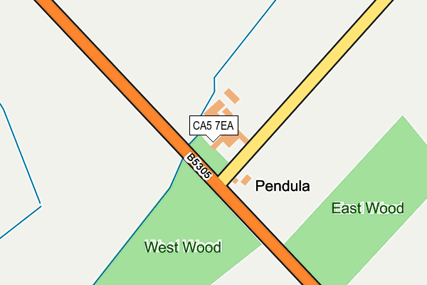 CA5 7EA map - OS OpenMap – Local (Ordnance Survey)