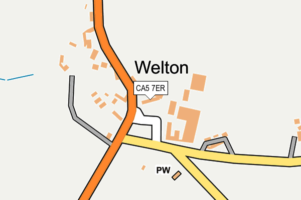 CA5 7ER map - OS OpenMap – Local (Ordnance Survey)