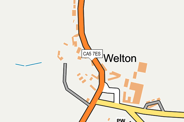 CA5 7ES map - OS OpenMap – Local (Ordnance Survey)