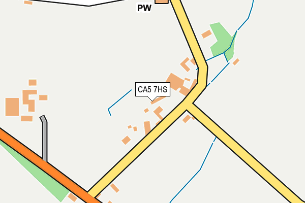 CA5 7HS map - OS OpenMap – Local (Ordnance Survey)