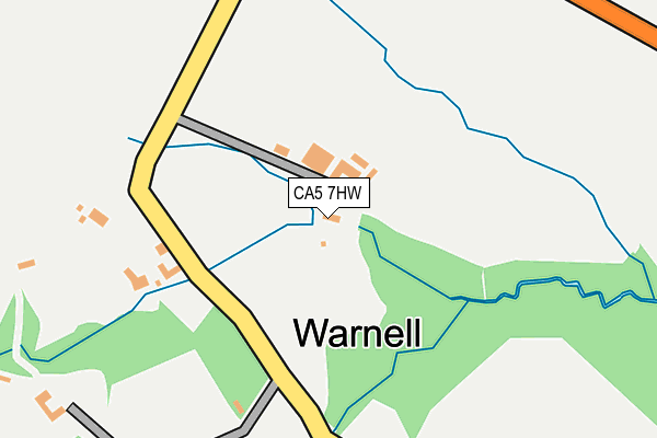 CA5 7HW map - OS OpenMap – Local (Ordnance Survey)