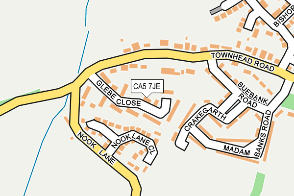 CA5 7JE map - OS OpenMap – Local (Ordnance Survey)