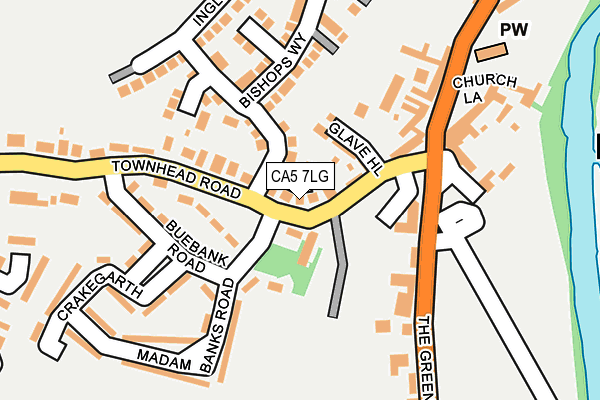 CA5 7LG map - OS OpenMap – Local (Ordnance Survey)