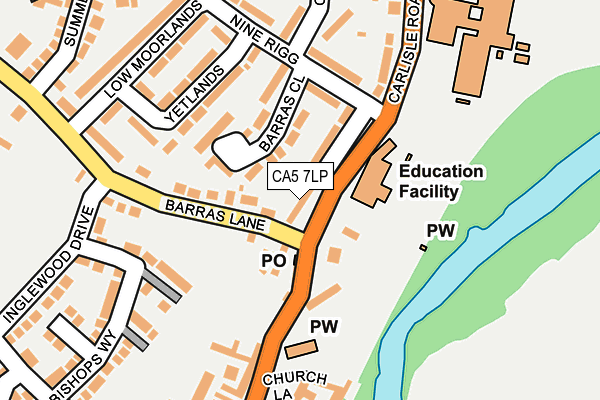 CA5 7LP map - OS OpenMap – Local (Ordnance Survey)