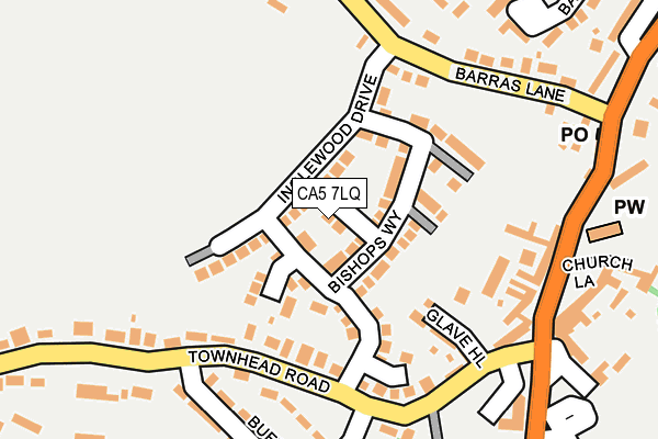 CA5 7LQ map - OS OpenMap – Local (Ordnance Survey)