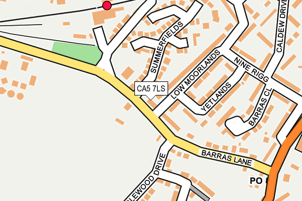 CA5 7LS map - OS OpenMap – Local (Ordnance Survey)