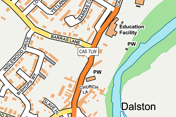 CA5 7LW map - OS OpenMap – Local (Ordnance Survey)
