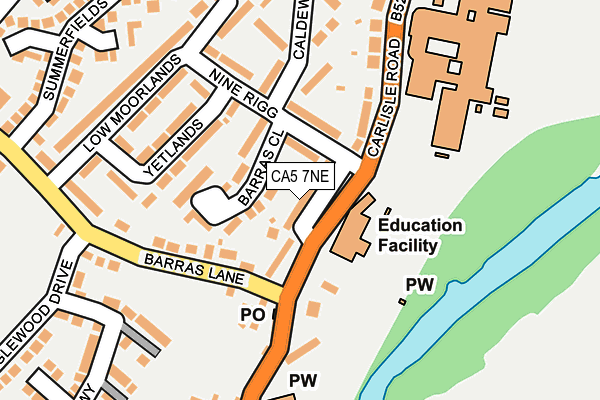 CA5 7NE map - OS OpenMap – Local (Ordnance Survey)