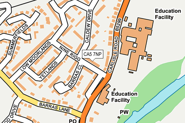 CA5 7NP map - OS OpenMap – Local (Ordnance Survey)