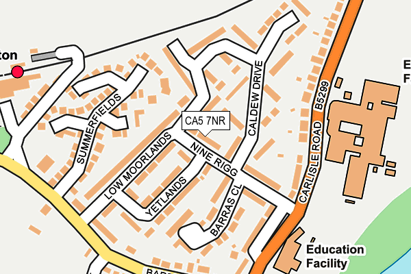 CA5 7NR map - OS OpenMap – Local (Ordnance Survey)