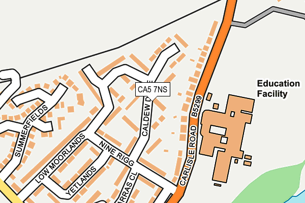 CA5 7NS map - OS OpenMap – Local (Ordnance Survey)
