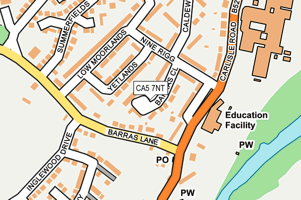 CA5 7NT map - OS OpenMap – Local (Ordnance Survey)