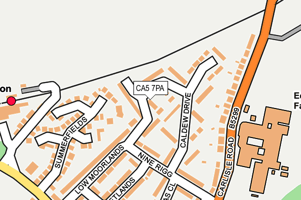 CA5 7PA map - OS OpenMap – Local (Ordnance Survey)