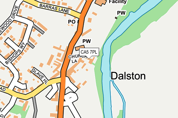 CA5 7PL map - OS OpenMap – Local (Ordnance Survey)