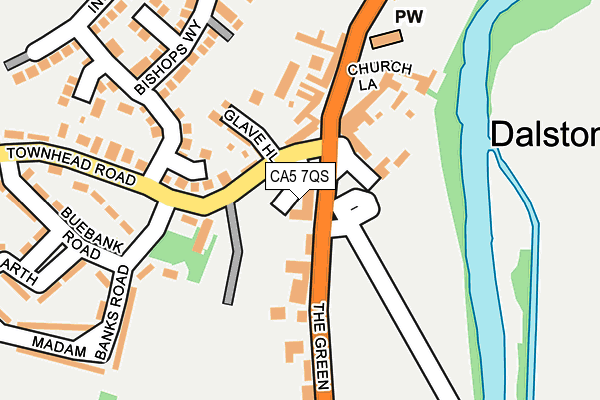 CA5 7QS map - OS OpenMap – Local (Ordnance Survey)