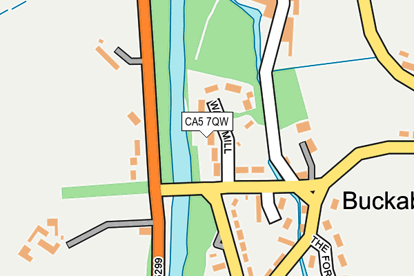 CA5 7QW map - OS OpenMap – Local (Ordnance Survey)