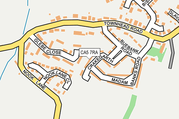 CA5 7RA map - OS OpenMap – Local (Ordnance Survey)