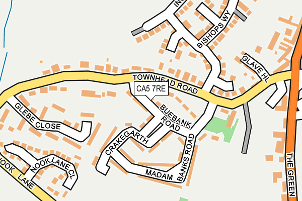 CA5 7RE map - OS OpenMap – Local (Ordnance Survey)