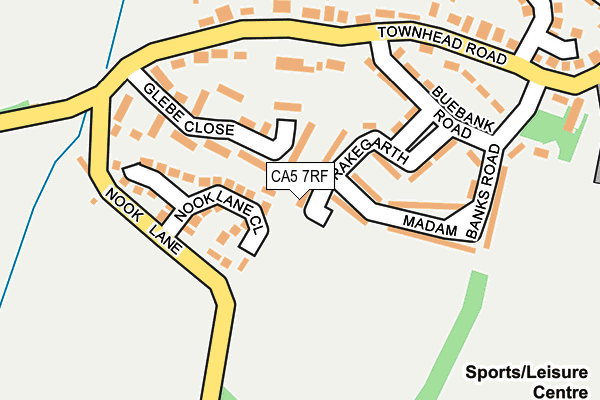 CA5 7RF map - OS OpenMap – Local (Ordnance Survey)