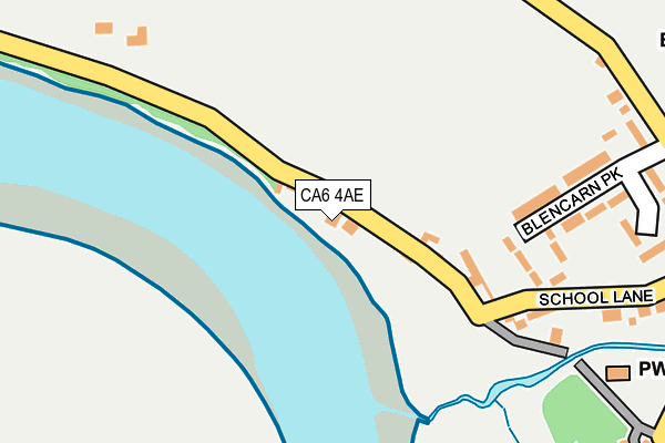 CA6 4AE map - OS OpenMap – Local (Ordnance Survey)
