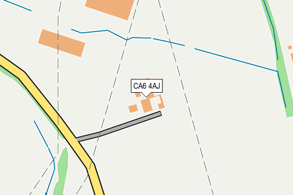 CA6 4AJ map - OS OpenMap – Local (Ordnance Survey)