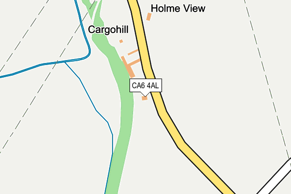 CA6 4AL map - OS OpenMap – Local (Ordnance Survey)