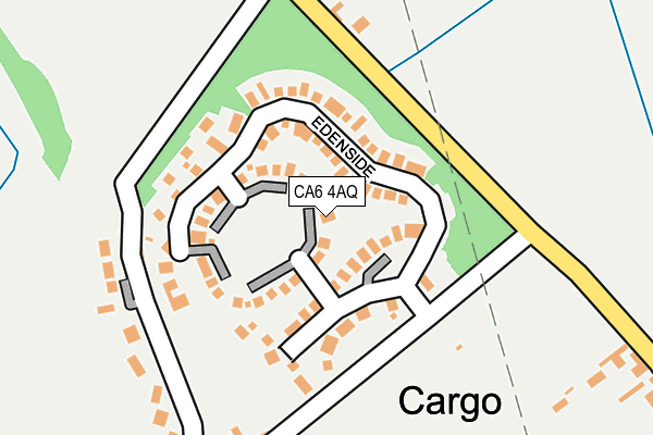 CA6 4AQ map - OS OpenMap – Local (Ordnance Survey)