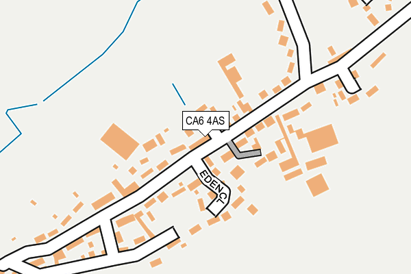 CA6 4AS map - OS OpenMap – Local (Ordnance Survey)