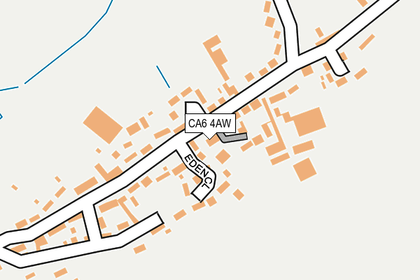 CA6 4AW map - OS OpenMap – Local (Ordnance Survey)
