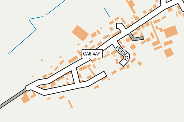 CA6 4AY map - OS OpenMap – Local (Ordnance Survey)