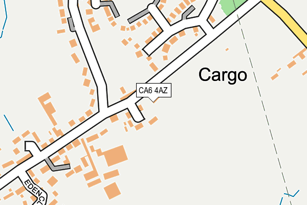 CA6 4AZ map - OS OpenMap – Local (Ordnance Survey)