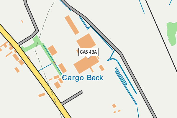 CA6 4BA map - OS OpenMap – Local (Ordnance Survey)