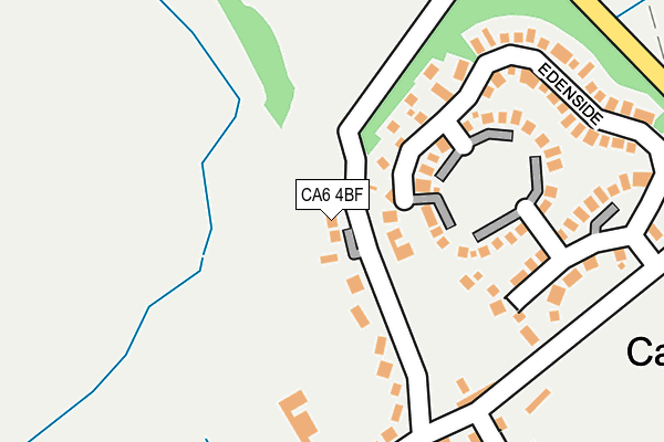 CA6 4BF map - OS OpenMap – Local (Ordnance Survey)