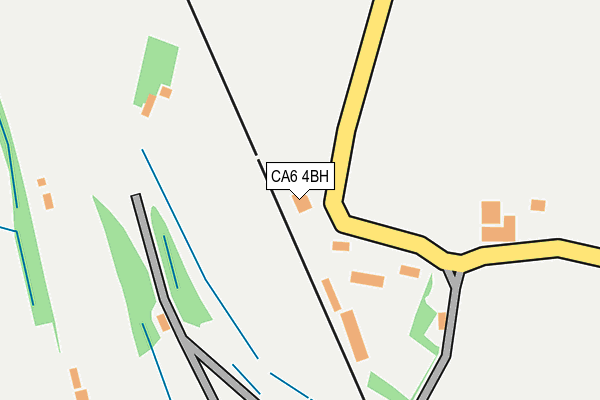 CA6 4BH map - OS OpenMap – Local (Ordnance Survey)