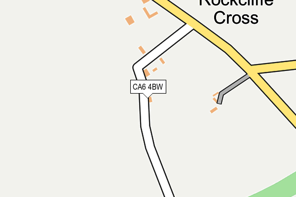 CA6 4BW map - OS OpenMap – Local (Ordnance Survey)