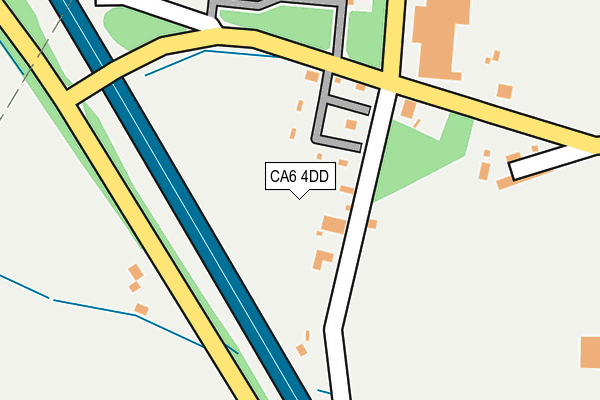 CA6 4DD map - OS OpenMap – Local (Ordnance Survey)