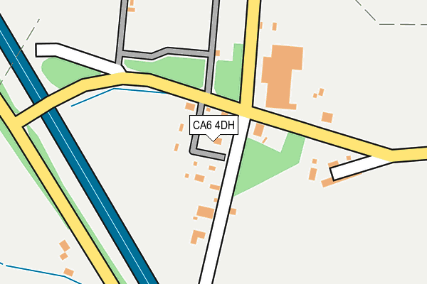 CA6 4DH map - OS OpenMap – Local (Ordnance Survey)