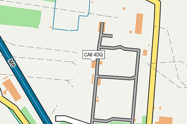CA6 4DQ map - OS OpenMap – Local (Ordnance Survey)